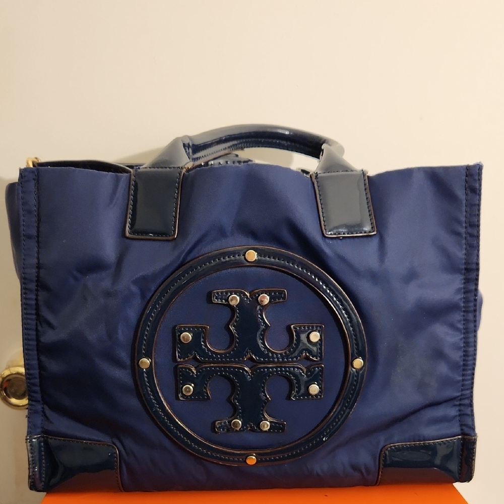 Tory Burch Navy Blue Tote